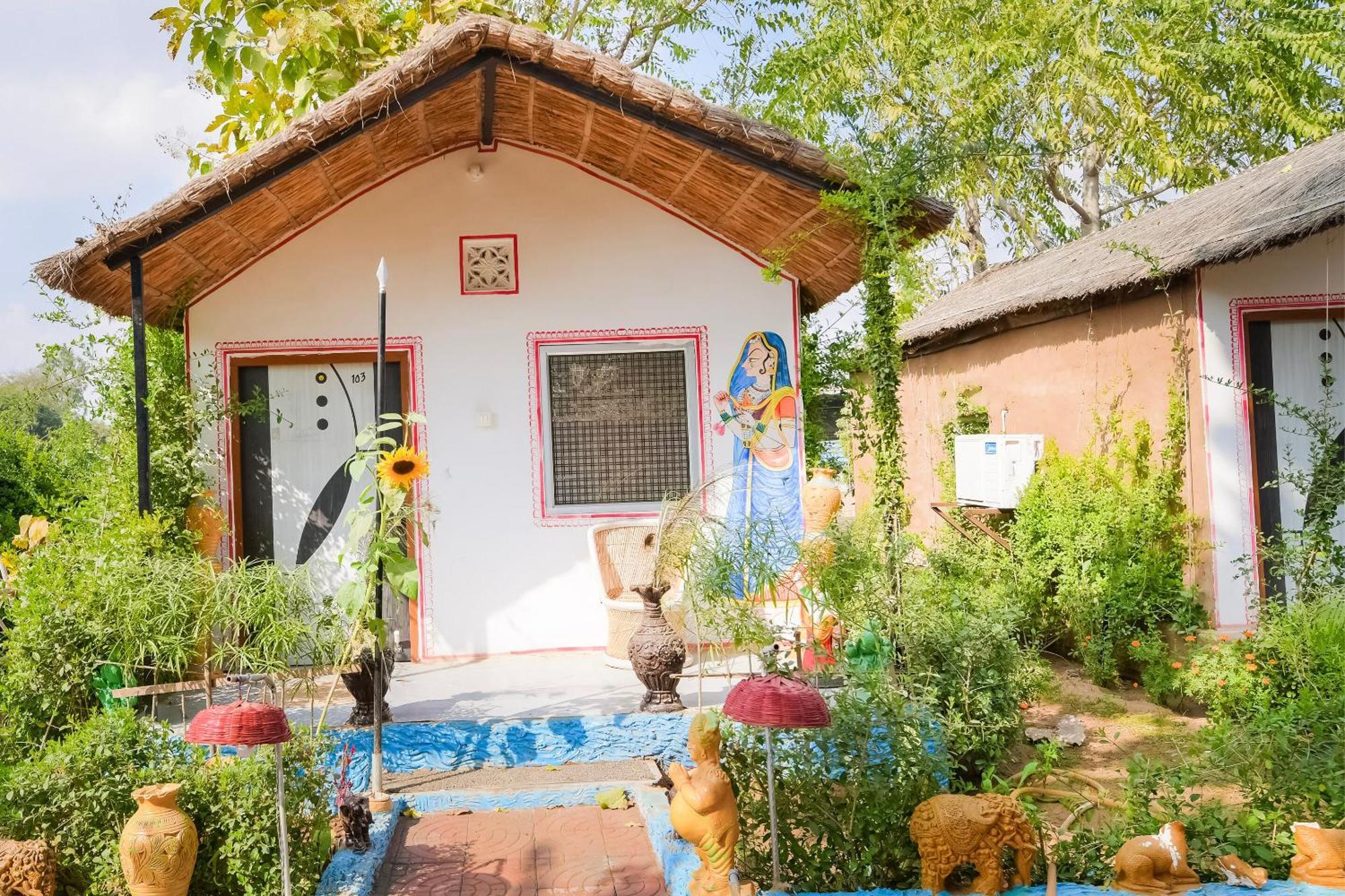 Hotel O Vaishnav Village Camps Pushkar Exterior foto